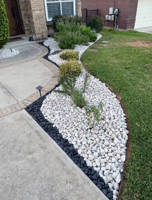 Decorative Rock Beds